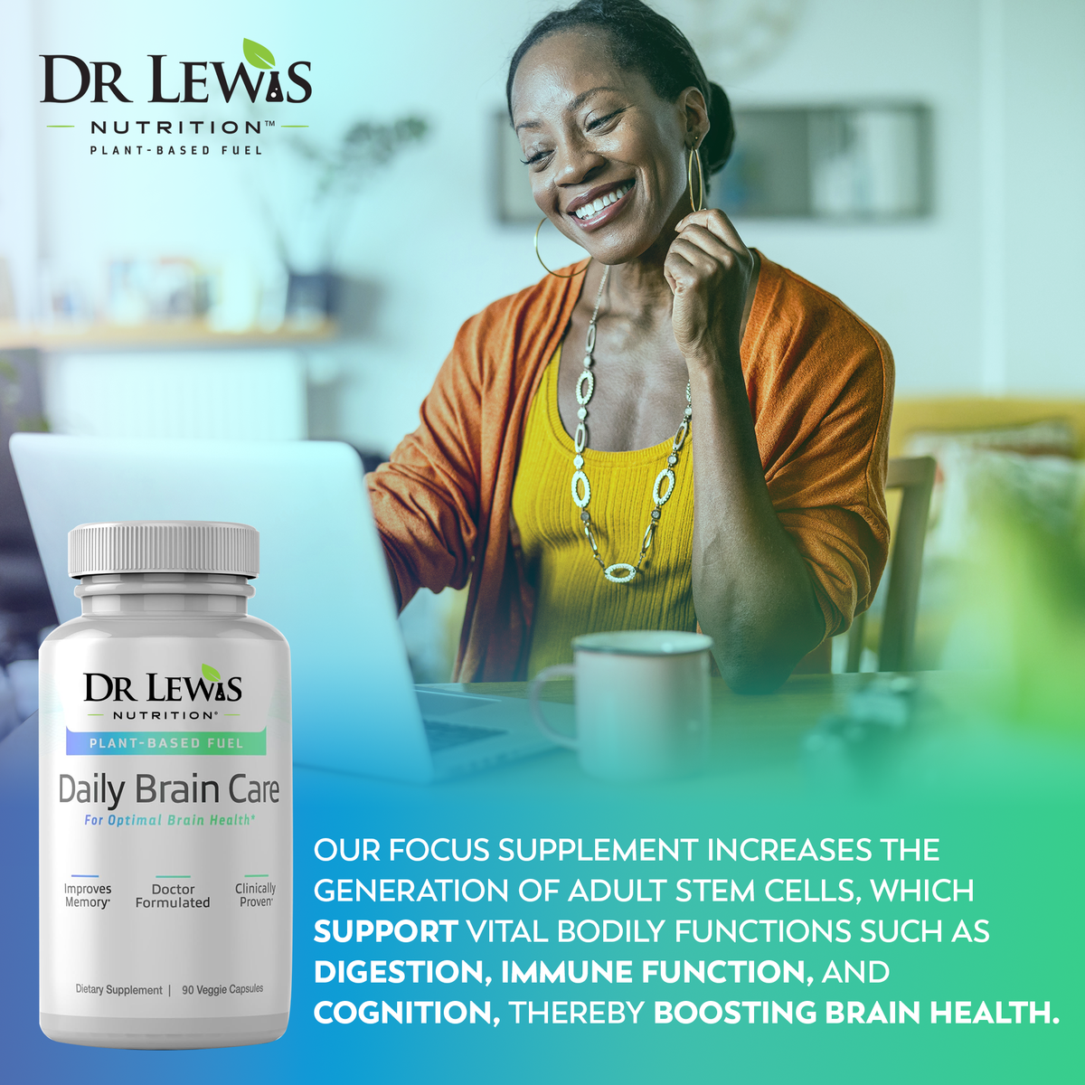 Daily Brain Care Capsules – Dr Lewis Nutrition®