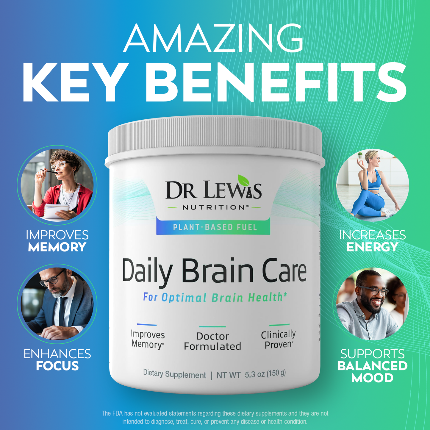 Daily Brain Care — 5-Jar Bundle (90-Day Supply)